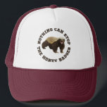 Wild Animal Honey Badger Funny Truckerkappe<br><div class="desc">Wild Animal Honey Badger Funny Hat. Wählen Sie die Farbe aus dem Menü "Optionen".</div>