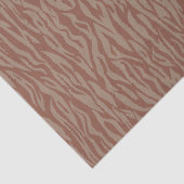 Wild Animal Print Brown Safari Thema Seidenpapier (Detail)