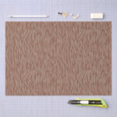 Wild Animal Print Brown Safari Thema Seidenpapier (Handwerk)