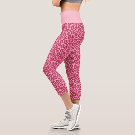 Wild Animal Print Capri Leggings (Links)