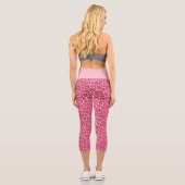 Wild Animal Print Capri Leggings (Rückseite)