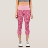 Wild Animal Print Capri Leggings (Vorderseite)