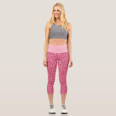Wild Animal Print Capri Leggings (Vorderseite)