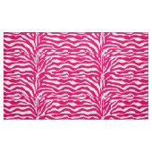 Wild Animal Print, Zebra in Fuchsia Pink und Weiß Stoff (Fat Quarter (45,7 x 55,9 cm))