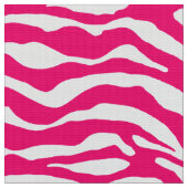Wild Animal Print, Zebra in Fuchsia Pink und Weiß Stoff (Nahaufnahme)