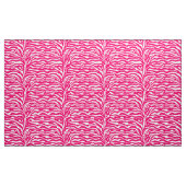 Wild Animal Print, Zebra in Fuchsia Pink und Weiß Stoff (Yard (91,4 cm))