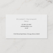 Wild Animal Safari Jungle Pattern Visitenkarte (Rückseite)