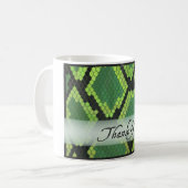 Wild Animal Snake Vielen Dank Kaffeetasse (Vorderseite Links)