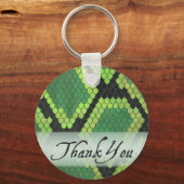 Wild Animal Snake Vielen Dank Schlüsselanhänger (Vorderseite)