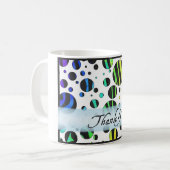 Wild Animal Zebra Vielen Dank Kaffeetasse (Vorderseite Links)