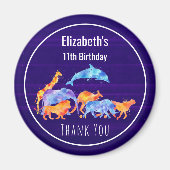 Wild Animals Event Vielen Dank Magnet (Vorne)