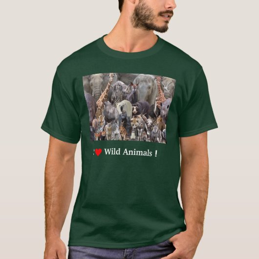 Wild Animals T-Shirt (Vorderseite)