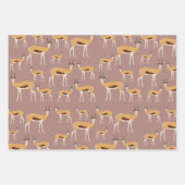 Wild Antelope Animal Pattern Geschenkpapier Set (Vorderseite 2)