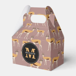 Wild Antelope Animal Pattern Geschenkschachtel