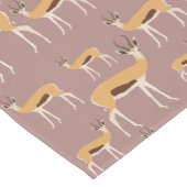 Wild Antelope Animal Pattern Kurzer Tischläufer (Ecke)