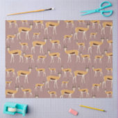 Wild Antelope Animal Pattern Seidenpapier (Basteln)