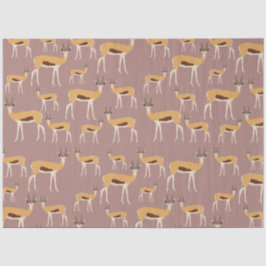 Wild Antelope Animal Pattern Seidenpapier