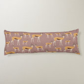 Wild Antelope Animal Pattern Seitenschläferkissen (Rückseite)