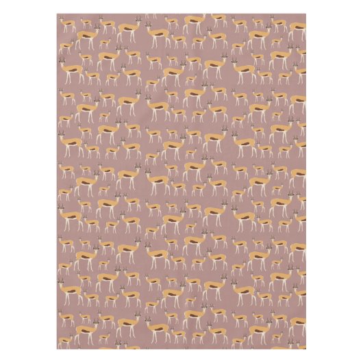 Wild Antelope Animal Pattern Tischdecke (Vorderseite)