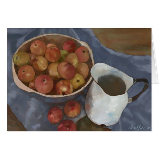 Wild Äpfel aus dem geheimen Obstgarten Gemälde (Vorderseite (Horizontal))