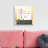 Wild Apple | Big Fashion Book - Strichen Leinwanddruck (Insitu (Wohnzimmer))