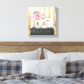 Wild Apple | Big Fashion Book - Strichen Leinwanddruck (Insitu (Schlafzimmer))