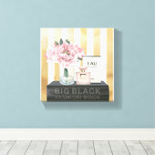 Wild Apple | Big Fashion Book - Strichen Leinwanddruck (Insitu (Holzboden))