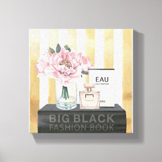 Wild Apple | Big Fashion Book - Strichen Leinwanddruck (Vorderseite)