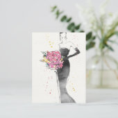 Wild Apple | Blumenmodebekleidung Postkarte (Stehend Vorderseite)