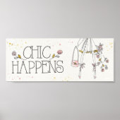 Wild Apple | Chic Happens - Modezitat Poster (Vorne)
