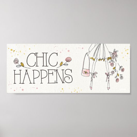 Wild Apple | Chic Happens - Modezitat Poster (Vorne)