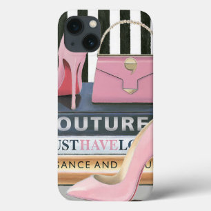 Wild Apple Couture Streifen - Schuhe und Beutel Case-Mate iPhone Hülle