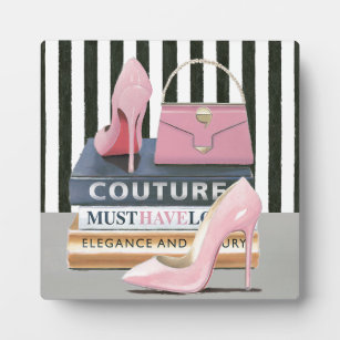 Wild Apple   Couture Streifen - Schuhe und Beutel Fotoplatte