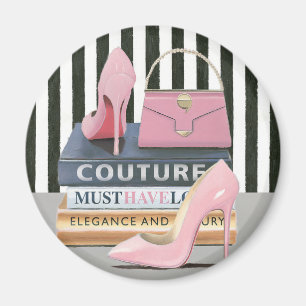 Wild Apple Couture Streifen - Schuhe und Beutel Magnet