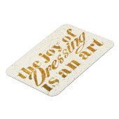 Wild Apple | Dressing - Girly Quote Magnet (Linke Seite)