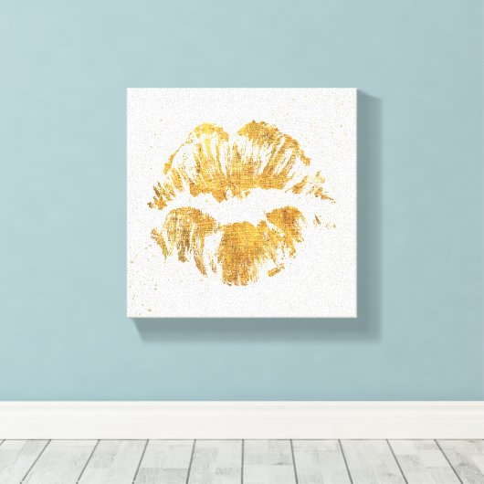 Wild Apple | Elegant Stylish Kiss Leinwanddruck (Insitu (Holzboden))