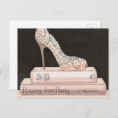 Wild Apple | Elegante High Heel Mode Postkarte (Vorne/Hinten)