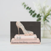 Wild Apple | Elegante High Heel Mode Postkarte (Stehend Vorderseite)
