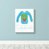 Wild Apple | Freude an der Welt - Weihnachtssüßer Leinwanddruck (Insitu (Holzboden))