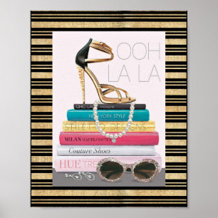 Wild Apple   Ooh La - Glamour Stiletto Poster