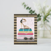 Wild Apple | Ooh La - Glamour Stiletto Postkarte (Stehend Vorderseite)