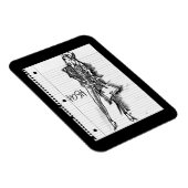 Wild Apple | Posh - Edgy Vintag Sketch Magnet (Rechte Seite)