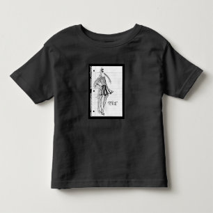 Wild Apple Stil-Ikone - Moderne Skizze Kleinkind T-shirt