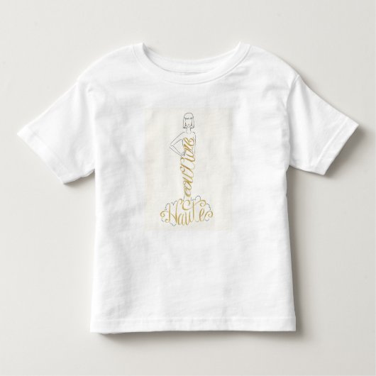Wild Apple | Stilvolle Redewendungen - Couture Hau Kleinkind T-shirt (Vorderseite)