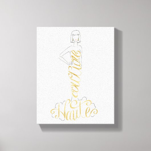 Wild Apple | Stilvolle Redewendungen - Couture Hau Leinwanddruck (Vorderseite)