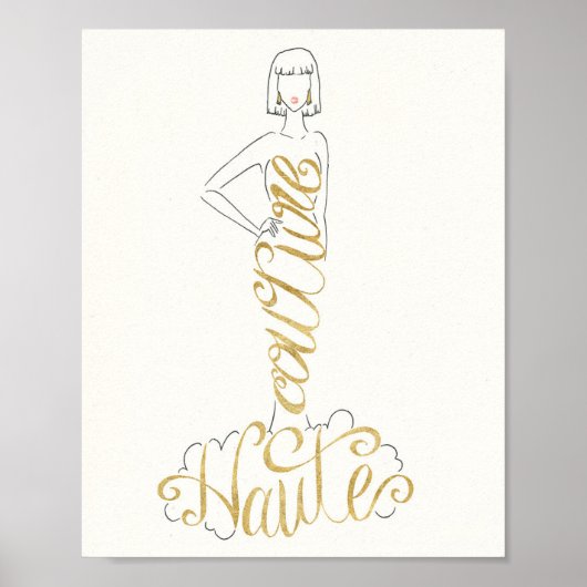 Wild Apple | Stilvolle Redewendungen - Couture Hau Poster (Vorne)