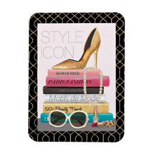 Wild Apple   Style Icon - Gold Stiletto Magnet