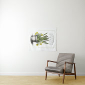 Wild Asparagus Sketch Design: Natur Inspiriert Wandteppich (Beispiel (Horizontal))