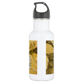 Wild Aster Digital Art Trinkflasche (Rückseite)