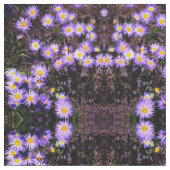 Wild Asters Stoff (Nahaufnahme)